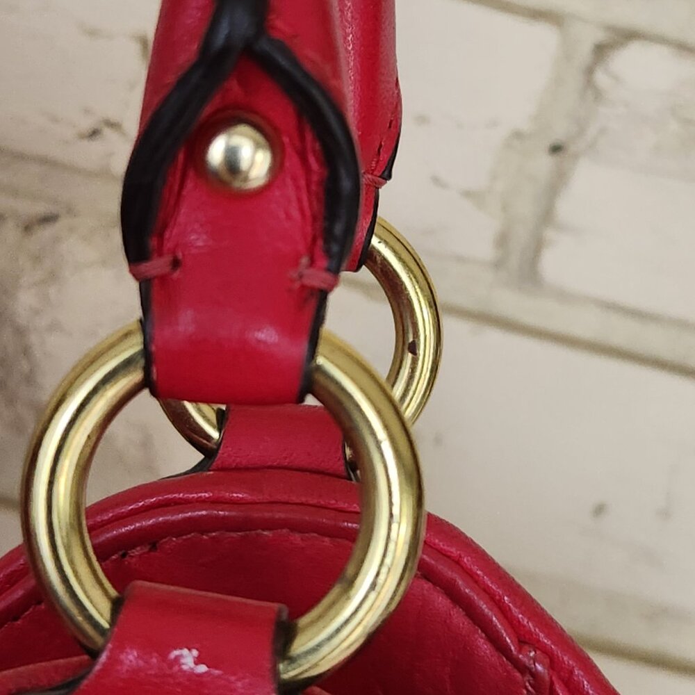 Euc Coach Ashley Gathering Pink Satchel Handbag Purse - Picture 4 of 16